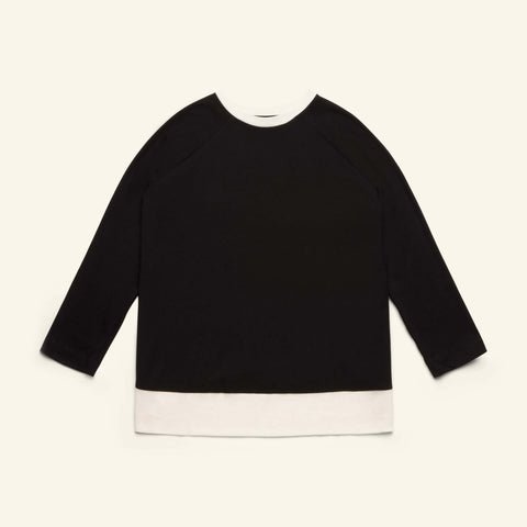 The Slumber Cloud Essential Raglan Long Sleeve made with Outlast temperature regulation technology